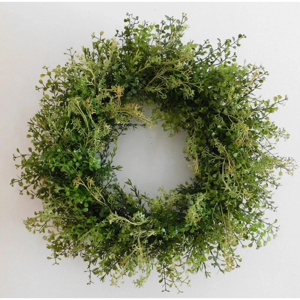 Year Round‎ Greenery Wreath with Willow Branches Spring Wreath Mossy